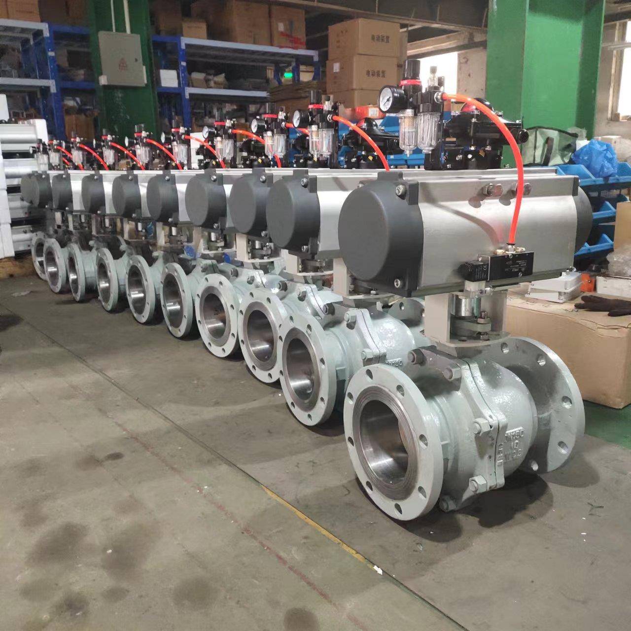 厂家生产气动球阀Q41F-16P气动/手动/电动球阀