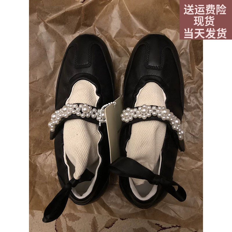 羊皮复古运动风鞋子芭蕾舞鞋女