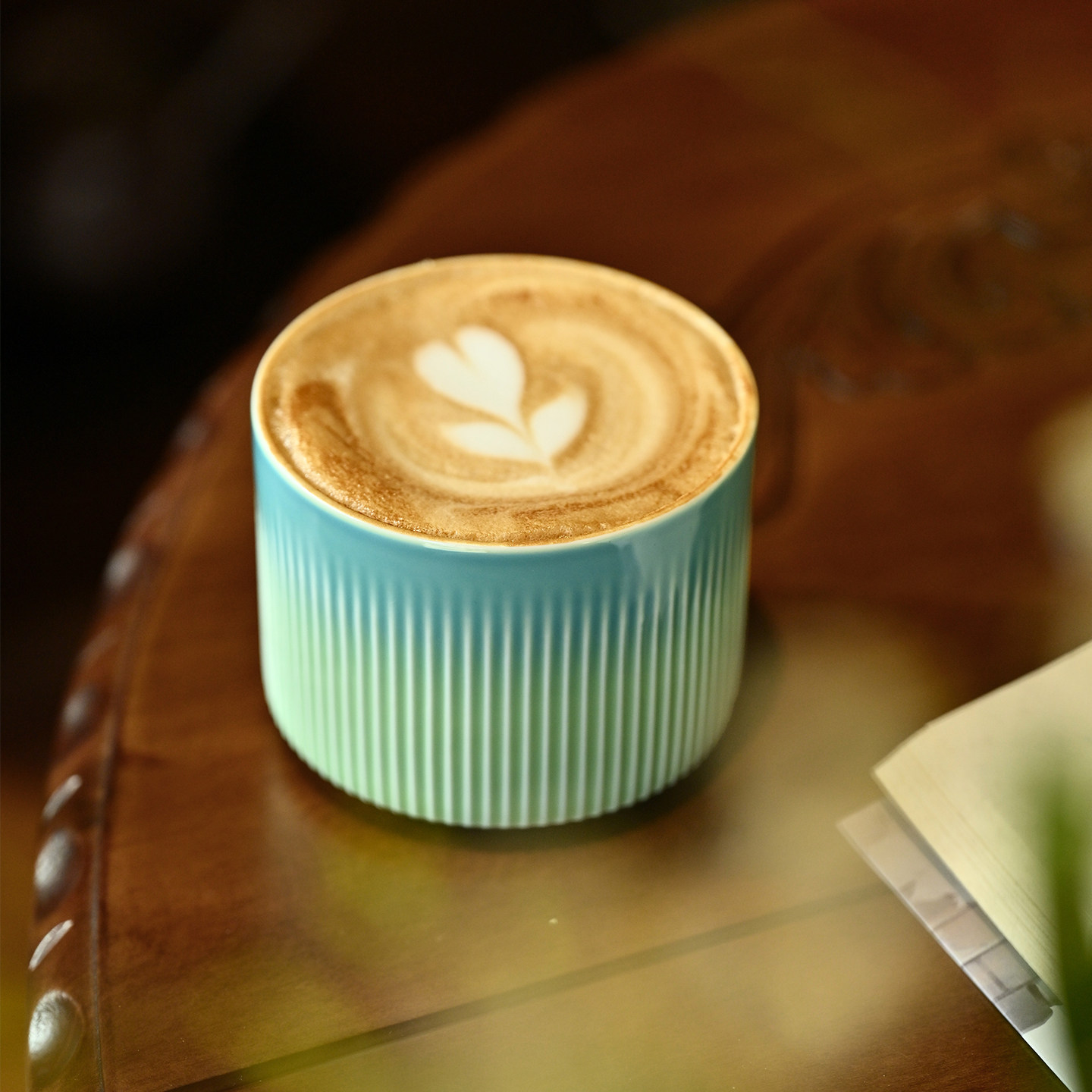 墨文白 竹影咖啡杯办公室下午茶拉花杯轻奢休闲风陶瓷马克杯单杯,餐饮具,咖啡杯,淘宝优惠券,粉丝福利购,淘宝优惠卷