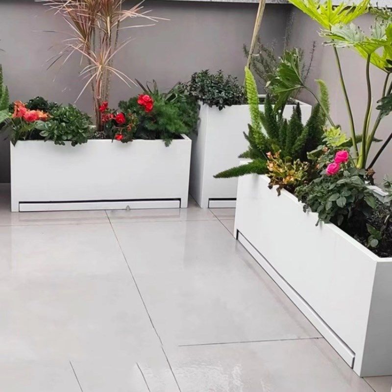 户外不锈钢花箱定制阳台种植箱广场商业街长方形花U坛铁艺成品花,家居饰品,花盆,淘宝优惠券,粉丝福利购,淘宝优惠卷