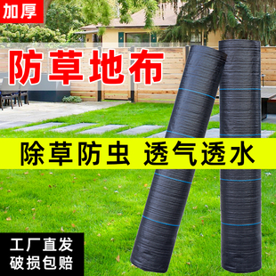 防草布加厚除草布抗老化耐用黑色地布果树果园大棚农用Z庭院防草