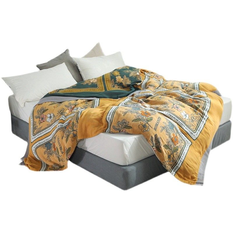 六层纱布毛巾被盖毯夏r季午睡空调薄款毯子双人单人棉纱夏凉被,床上用品,休闲毯/毛毯/绒毯,淘宝优惠券,粉丝福利购,淘宝优惠卷