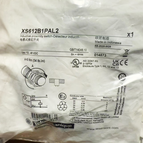 施耐德接近传感器XS612B1PAL2