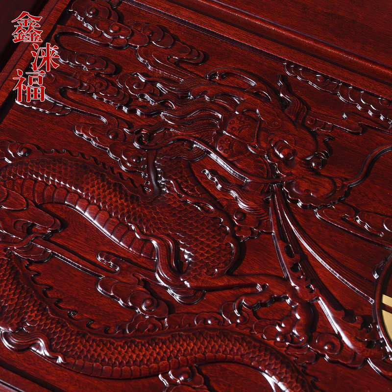 龙凤喜香樟木箱子整板婚嫁箱陪嫁全樟木字画箱木箱储物箱实木衣箱