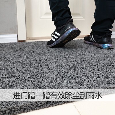无底透水镂空丝圏地垫静音防溅水地毯防滑防地面雨水溅水沥水垫子