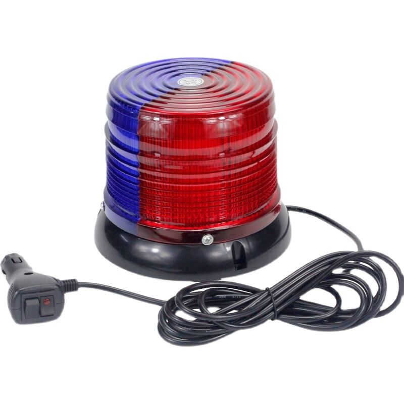 汽车吸顶爆闪灯超亮车载12V24V警示灯超亮开道灯LED车顶灯工程灯