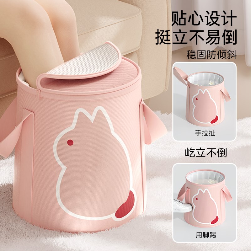 儿童泡脚桶过小腿可折叠非祛湿浸脚盆袋加厚家用足浴神器2575