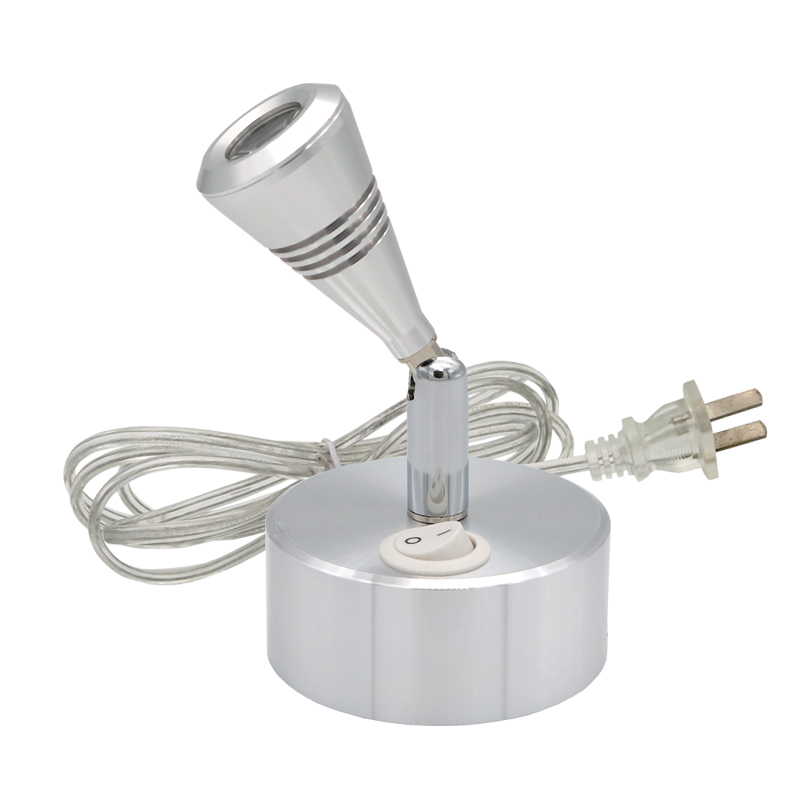 窗台室内led可移动射灯现代简约明装节能照明暖光插电式房间灯具