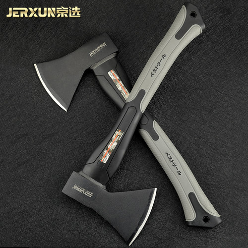 京选斧头劈柴木工斧子家用伐木砍树劈柴斧户外园艺工具消防斧大号