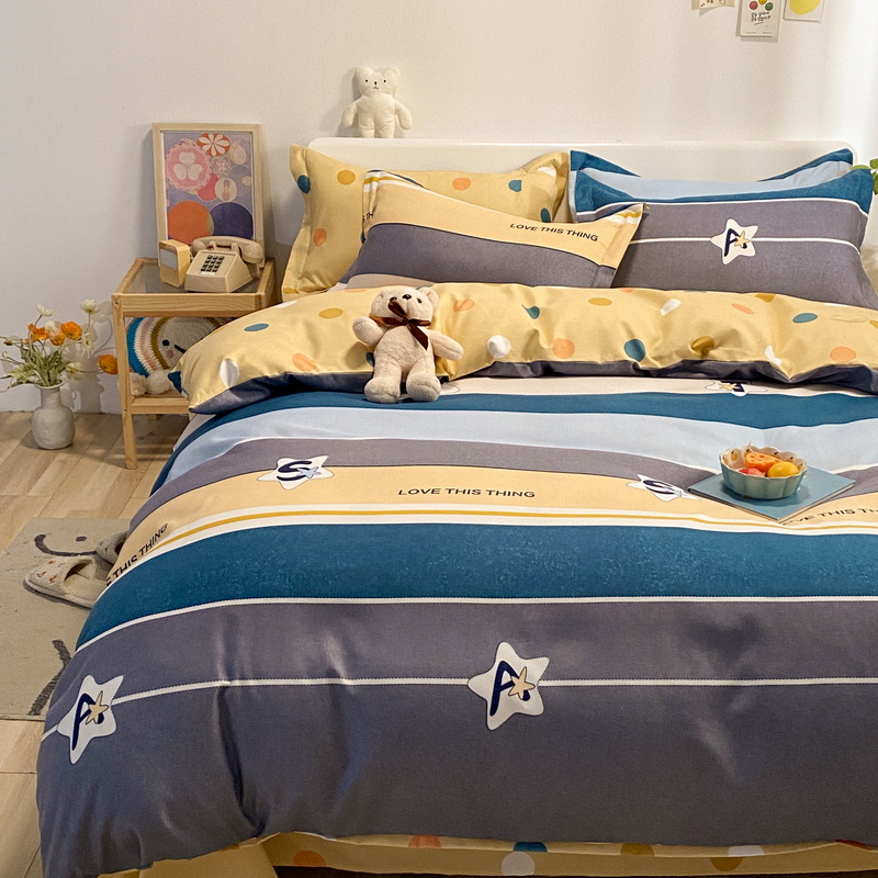 被套单件被罩三件套双人150x200x230 单人1.5米春夏全棉被单