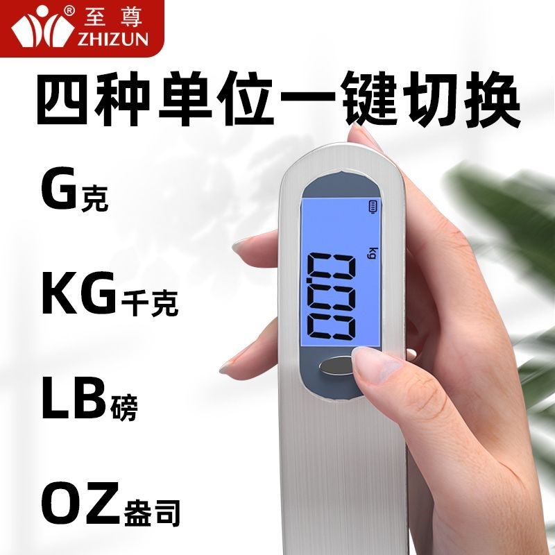 高精度手提电子秤家用可携式迷你精准称重行李快递秤称鱼随身秤