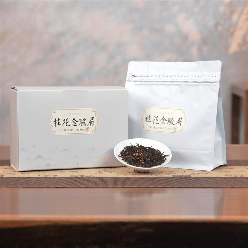新货桂花金骏眉 武夷桂花红茶七窨桂花香蜜香型250g/50
