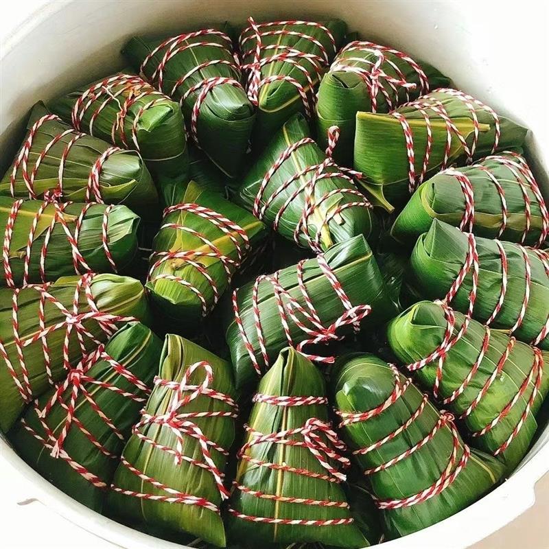 新货嘉兴风味粽子新鲜红豆