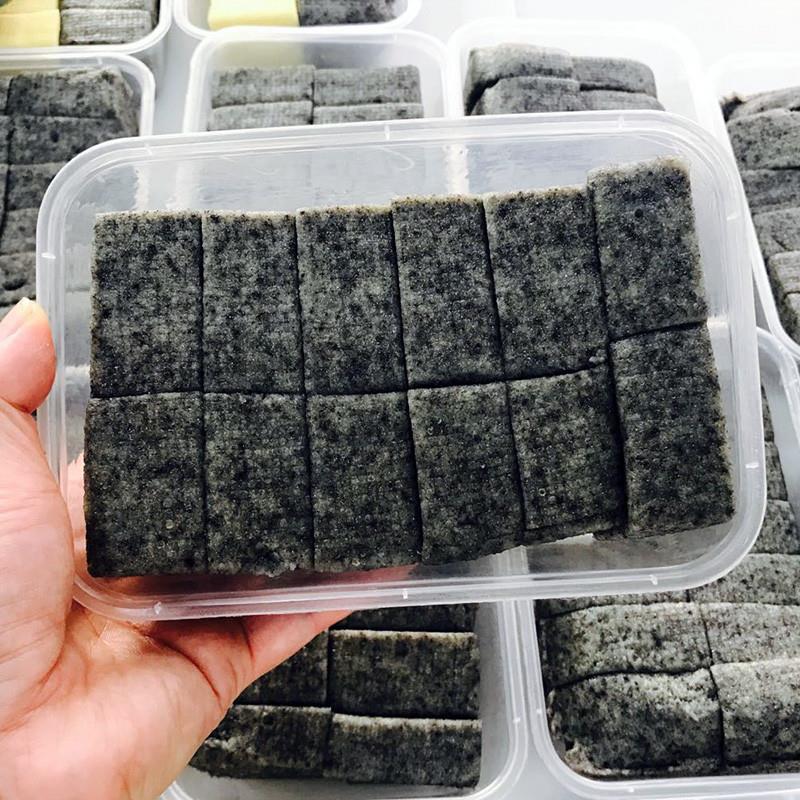 新货黑米糕鸡蛋糯米糕软糯紫米蒸蛋糕米糕发糕宁波特产手工现