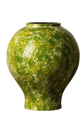 宋代美学陶瓷花瓶景德镇陶瓷客厅玄关小众侘寂风复古装饰陶罐摆件