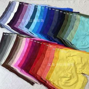 dfyne短裤三段腰提臀裤跑步健身三分裤女跨境爆款健身短裤