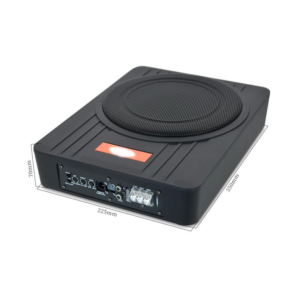 汽车音响超薄JB10 大功率超薄汽车低音炮12v纯低音车载音箱改装