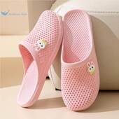 老人防滑拖鞋 垫 鞋 女士室内家居外穿新款 浴室老年人包头洞洞凉拖鞋