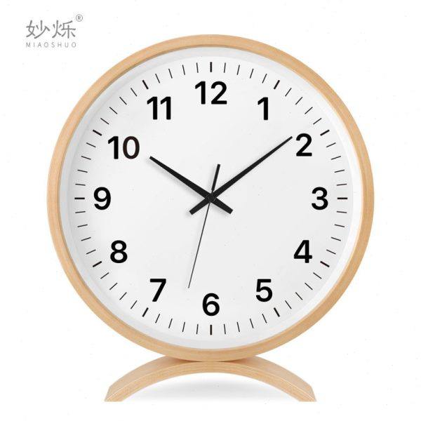 钟表摆件创意座钟实木北欧台钟摆台式卧室床头钟桌面时钟日式摆钟,家居饰品,台钟/闹钟,淘宝优惠券,粉丝福利购,淘宝优惠卷