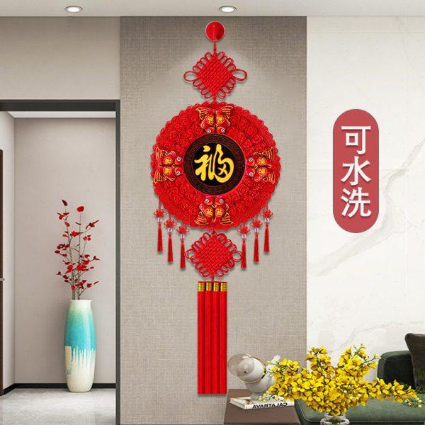 新款桃木中国结挂饰客厅大号福字挂件玄关电视墙春节新年珩铭,节庆用品/礼品,中国结,淘宝优惠券,粉丝福利购,淘宝优惠卷