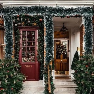 Green Xmas Garland DIY Ribbons TTree Christmas Ornament Cane
