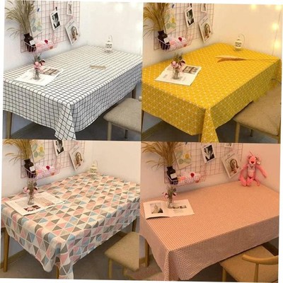 Tablecloth hWaterproof Table Cover Cloth Round Rectangular