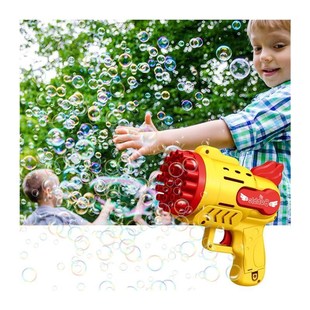 mToys Bubbles Gun Rocket Bubble Soap Electric Kids Automatic