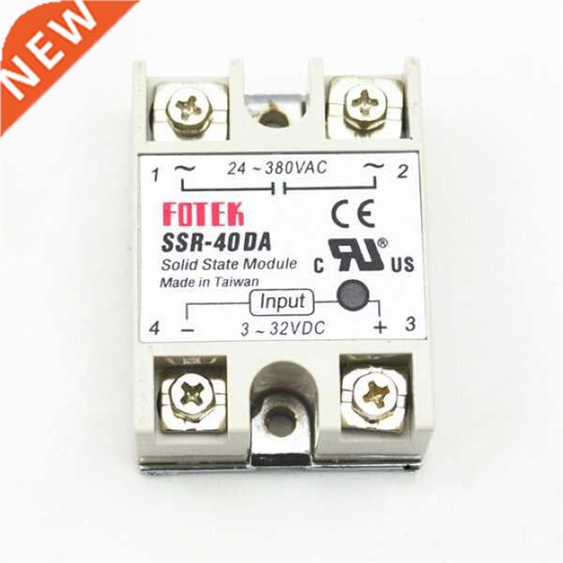24-380V 4g0A SSR-40 DA Solid State Relay Module 3-32V DC For