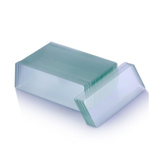 Pre Cover Glass Blank Cleaned Slides Microscope 100vpcs