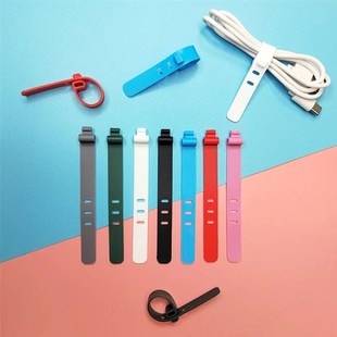 Binding Manage Siliconte Cable Wire Tie Organizer Data
