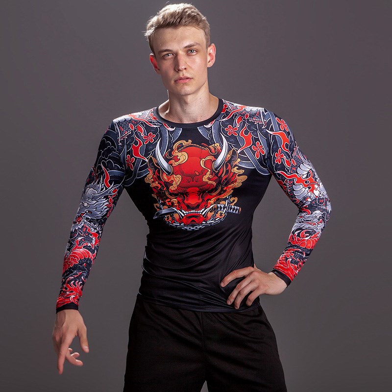 2/3PCS Men Tracksuit Ctompression Set Workout Sportswear Gym