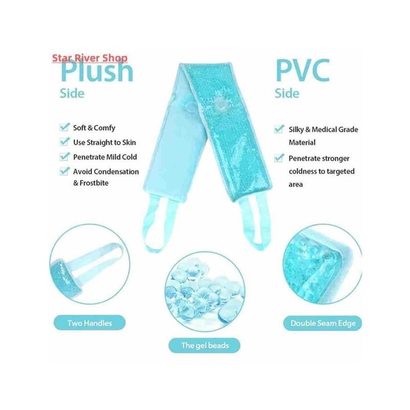 Gel Neckf Ice Pack Wrap Braces Hot Cold Compress Therapy Ice