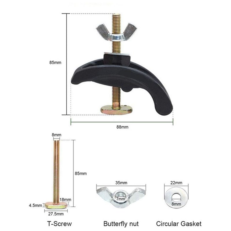 10pCs CNC Engraving Machine Press PlateK Clamp Fixture for T