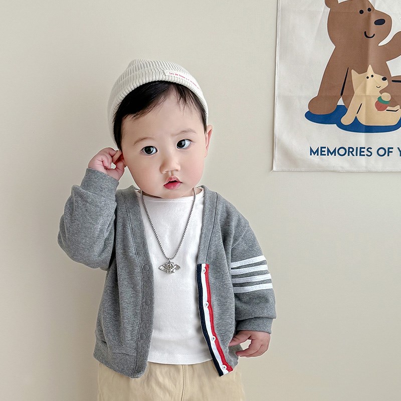婴儿外套春秋款秋装幼儿洋气外出秋季6一12月小月龄女男宝宝开衫