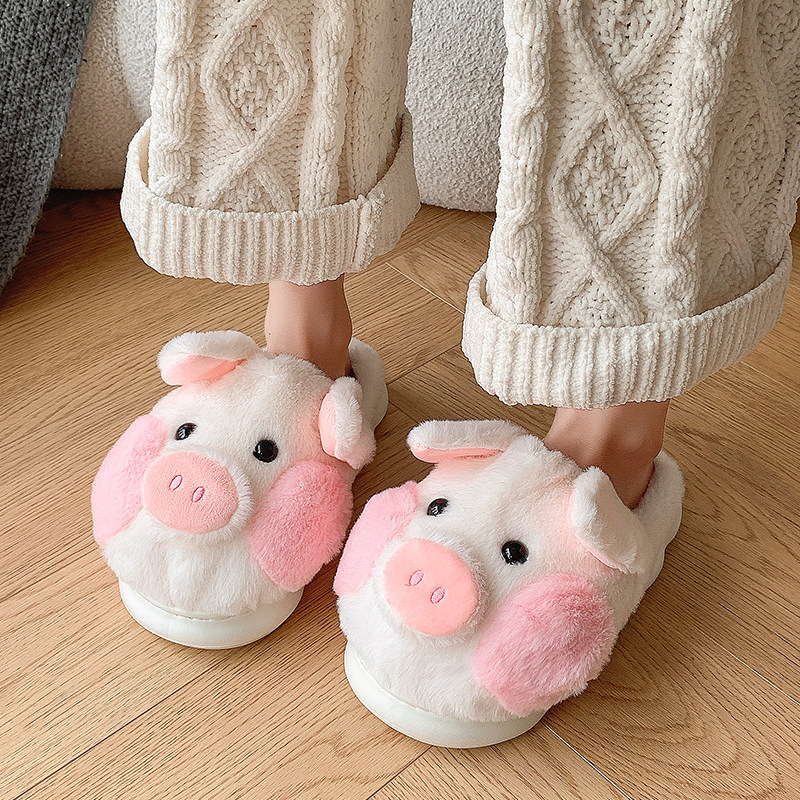 可爱棉拖鞋女士冬季加绒保暖学生宿舍居家厚底防滑情侣卡通毛拖鞋,居家布艺,居家棉拖/棉鞋,淘宝优惠券,粉丝福利购,淘宝优惠卷