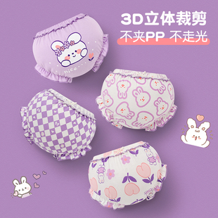 婴儿内裤3女宝宝纯棉训练短裤夏季1岁女小童面包裤儿童薄款不夹pp