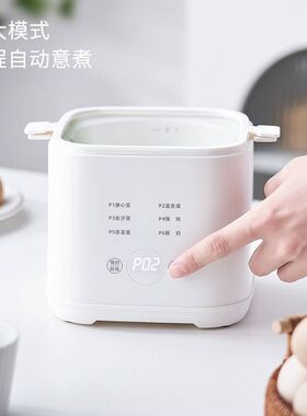 新款家用蒸蛋器i充电多功能自动溏心温泉蛋早餐机小型煮蛋现货