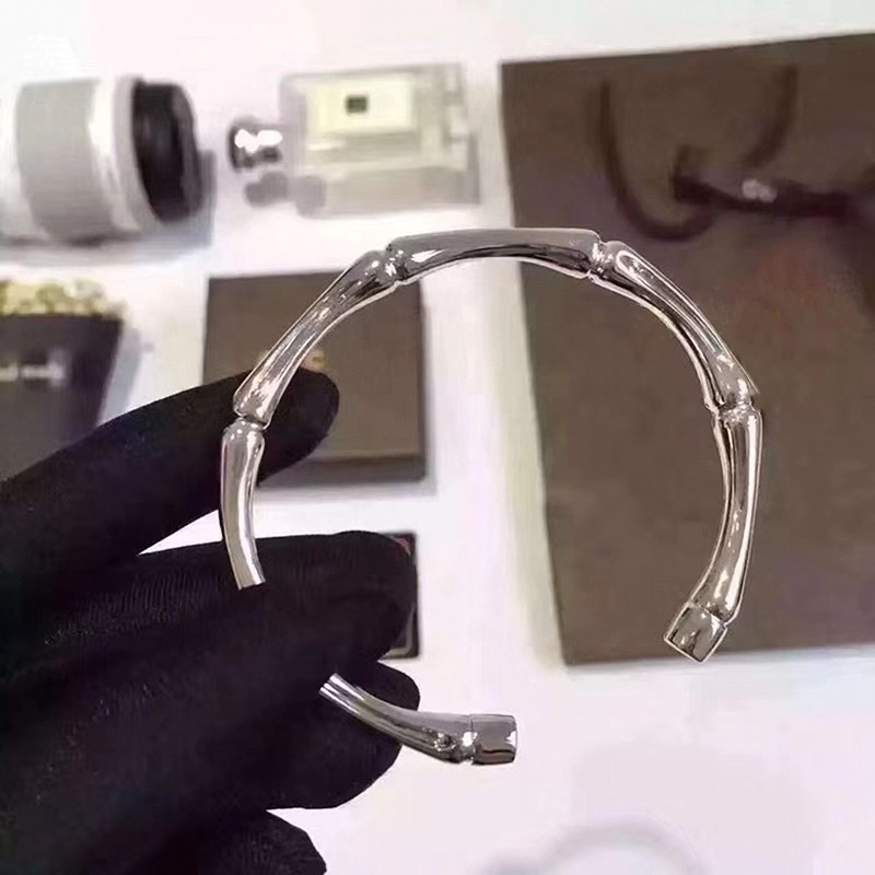 2022竹节手镯 纯银925情侣男女款手环手錬手饰网红玉镯子冷淡风