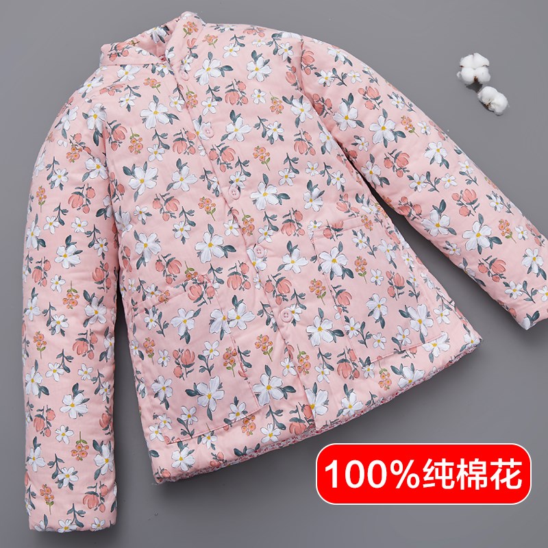 纯棉花手工棉袄女士冬季加厚保暖内穿棉衣妈妈装中老年人内胆棉服