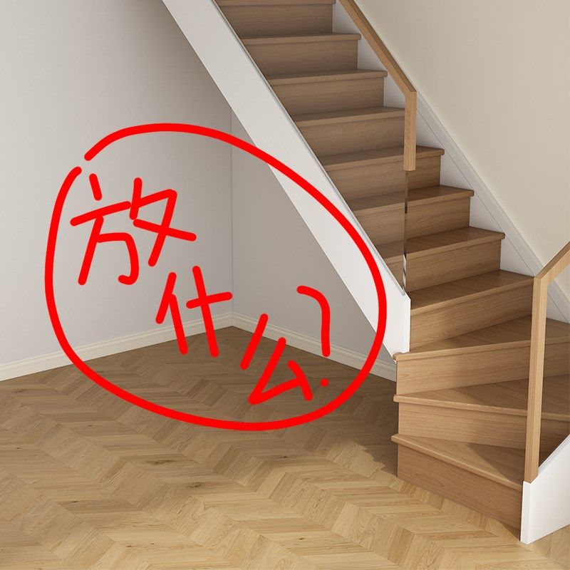 中古风实木新式餐边柜轻奢高级感复式楼梯下储物柜加深靠墙咖啡柜