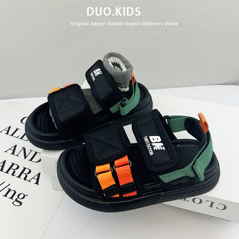 男童凉鞋2025年夏季新款儿童运动凉鞋沙滩鞋韩版女童软底夏款鞋子