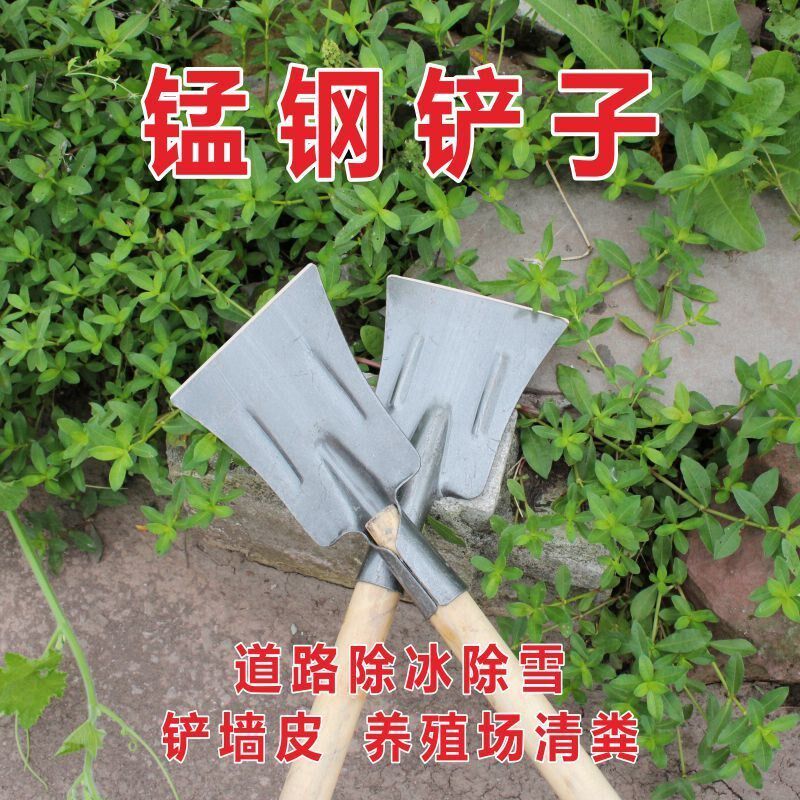 加厚铲子水泥铲冰铲墙面铲清理铲鸡粪畜牧垃圾清洁铲农用锰钢铲刀