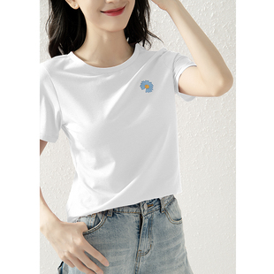 大红色t恤女t桖短袖2020年新款夏潮宽松体桖t血半袖体恤短款上衣