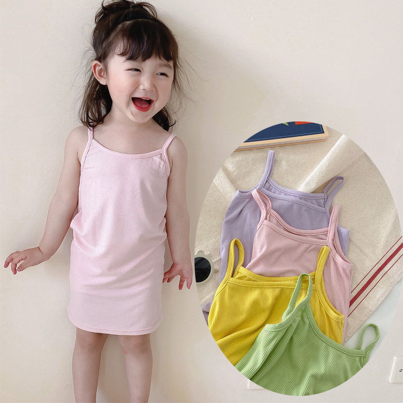 夏季儿童吊带睡裙女童修身薄款连衣裙凉爽连体家居服女宝内搭睡衣,童装/婴儿装/亲子装,连衣裙,淘宝优惠券,粉丝福利购,淘宝优惠卷