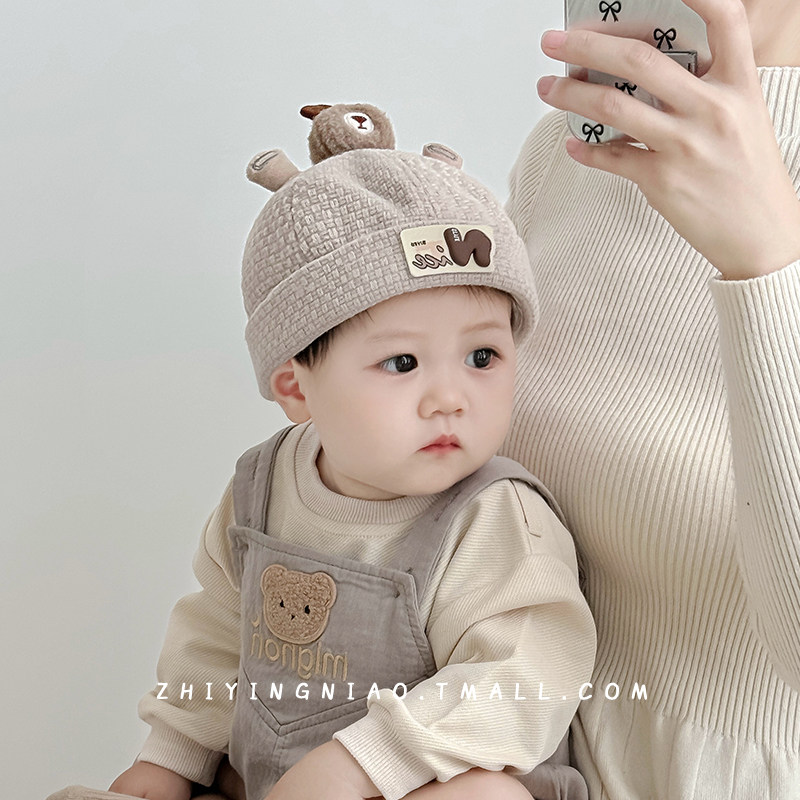 婴儿帽子春秋季宝宝地主帽小月龄卡通超萌海盗帽秋冬款儿童瓜皮帽,童装/婴儿装/亲子装,帽子,淘宝优惠券,粉丝福利购,淘宝优惠卷