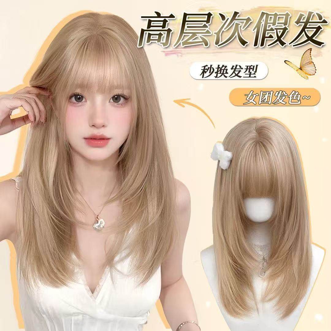 假发女Lolita长直发全头套高层次自然日常仿真发可爱少萝整顶发套