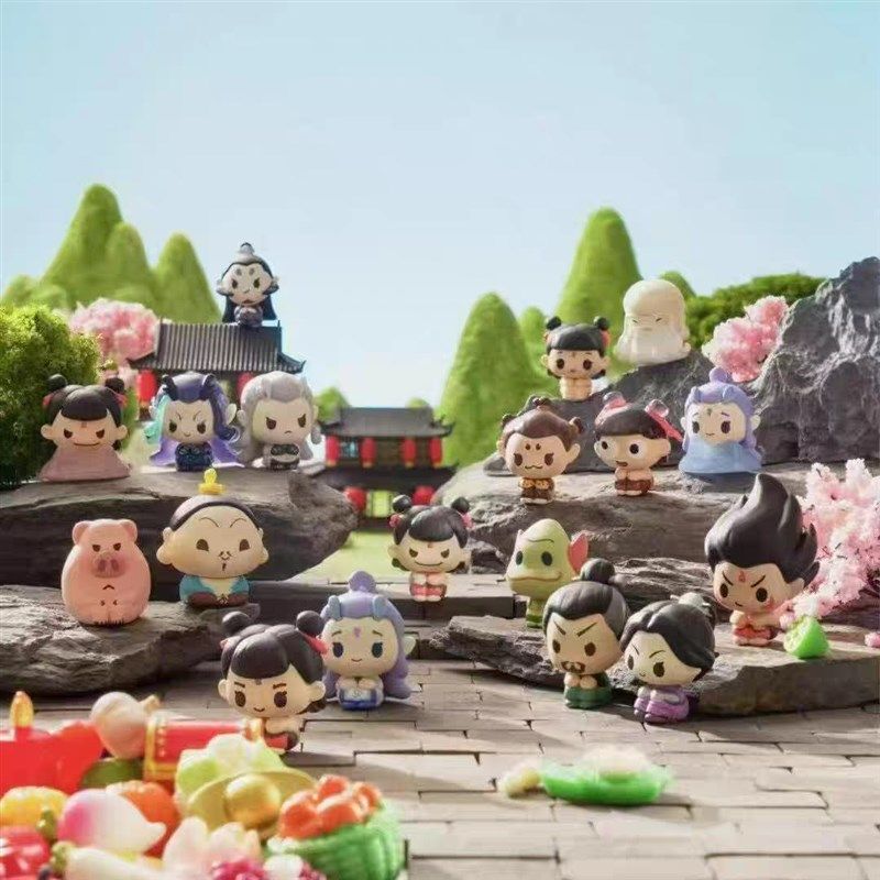 哪吒之魔童闹海2排排坐系列萌粒敖丙敖光哪吒盲袋潮玩迷你公仔图片