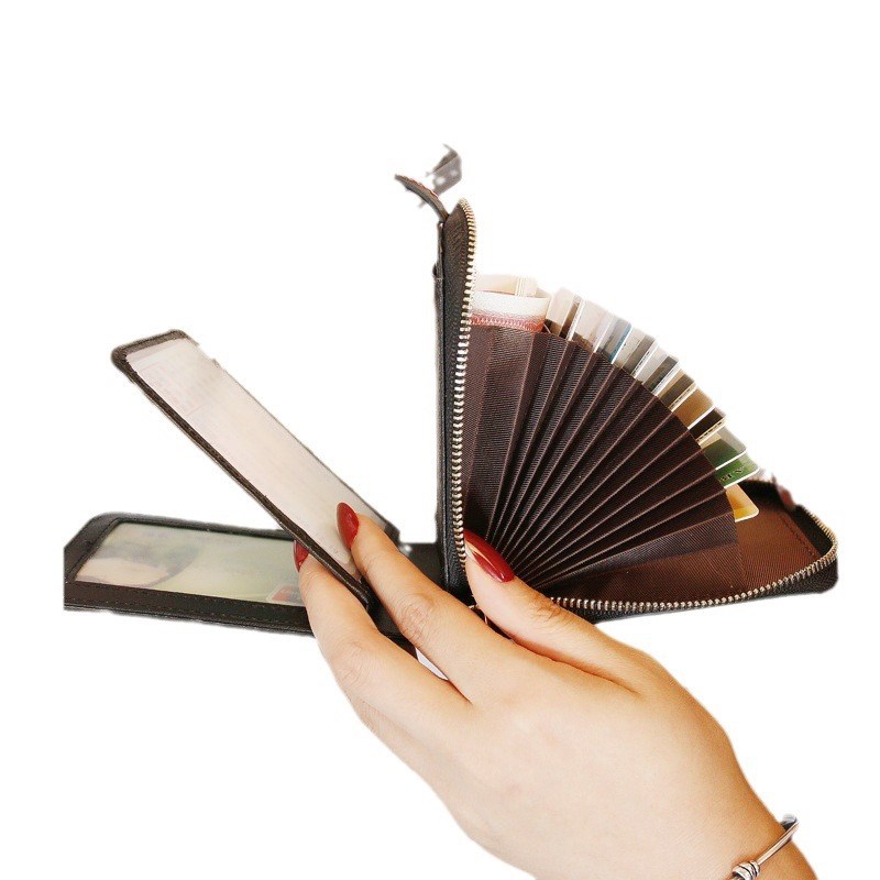 驾驶证皮套真皮卡包女小巧大容量精致高档超薄多卡位驾照一体卡夹