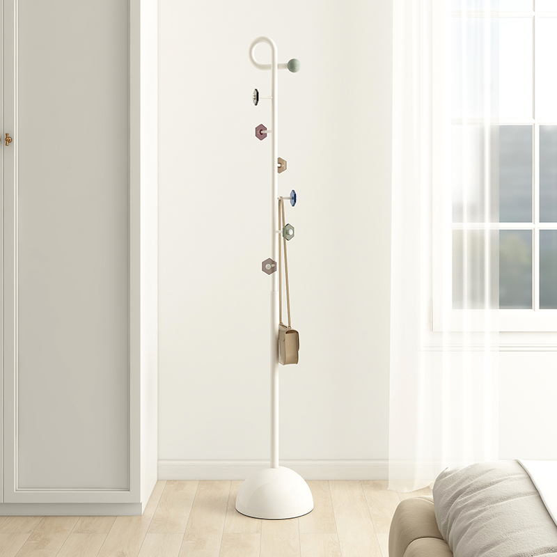 轻奢高端卧室落地挂衣架客厅创意收纳次净衣架家用立式铁艺衣帽架