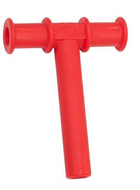 红色t字咬牙胶棒儿童下颌骨咀嚼咬肌锻炼训练器口V肌咬合口肌言语